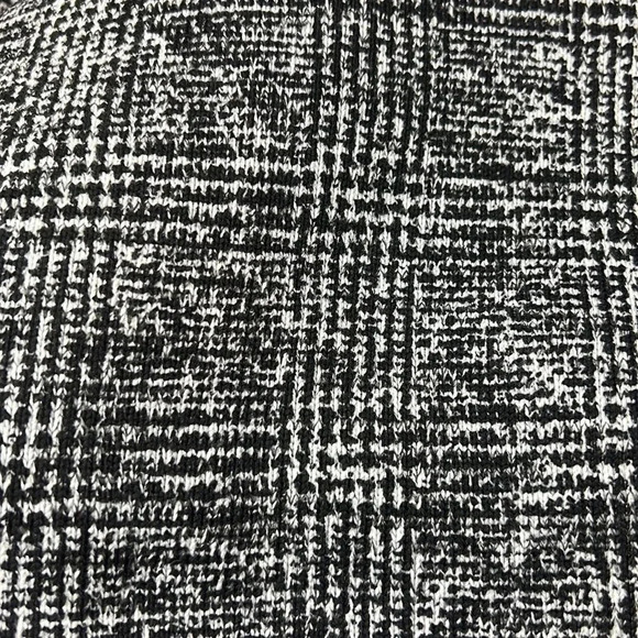 J. Crew Factory Funnel Neck Fleece Lined Pullover Sweater Plaid XS h1549 - Picture 14 of 15